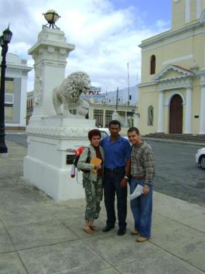 En Cienfuegos, recorrido de trabajo, en el 2008